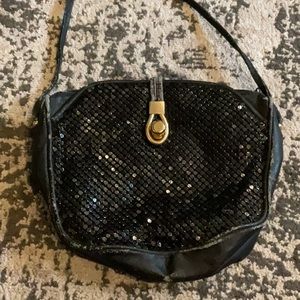 All Black Sequin Purse
